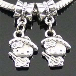 Hello Kitty Silver Charm Bundle Set